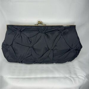 Black Satin Clutch